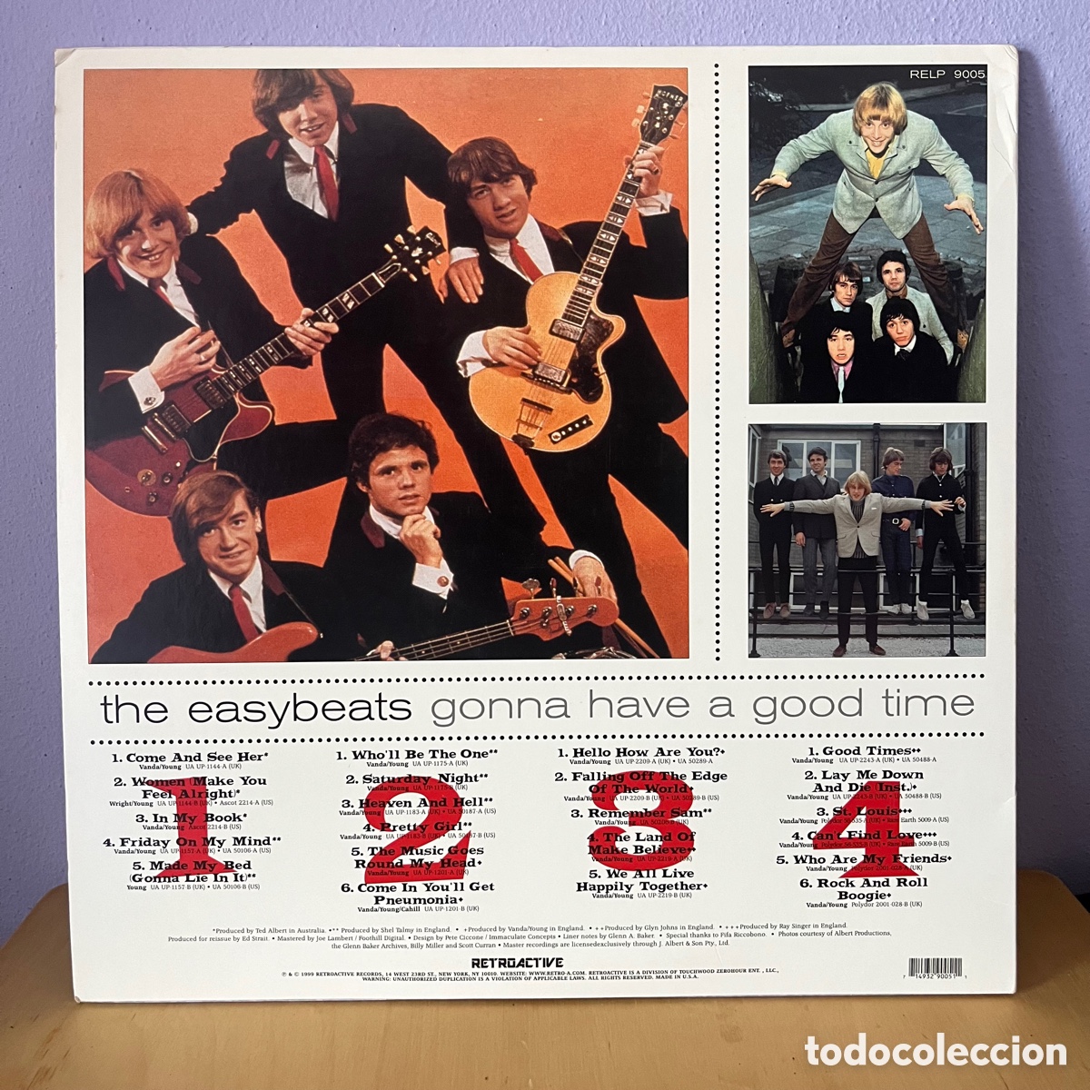 Discos de vinilo: The Easybeats &lrm;&ndash; Gonna Have A Good Time - Foto 2