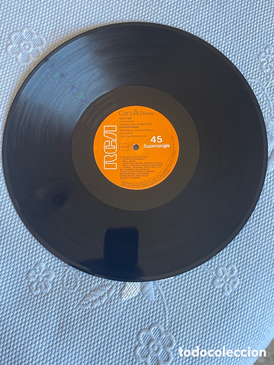 Discos de vinilo: Depeche Mode - People are People / MAXI - Foto 7