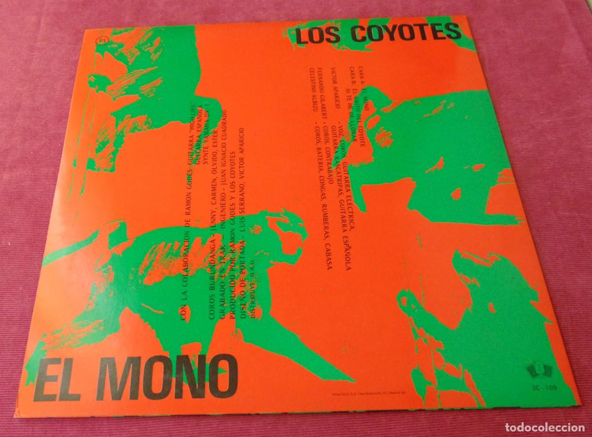 Discos de vinilo: Los Coyotes &ndash; El Mono - MAXISINGLE 1984 - Foto 2
