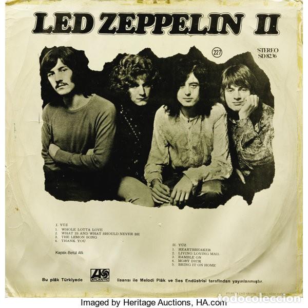 Discos de vinilo: Led Zeppelin II Rare LP - Foto 2