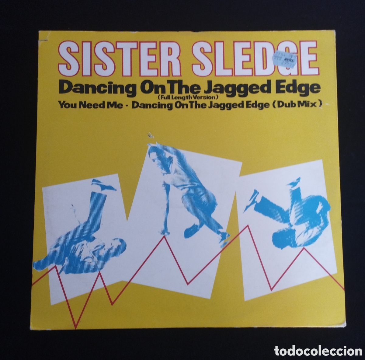 Discos de vinilo: LP - SISTER SLEDGE - DANCING ON THE JAGGED EDGE - Foto 1