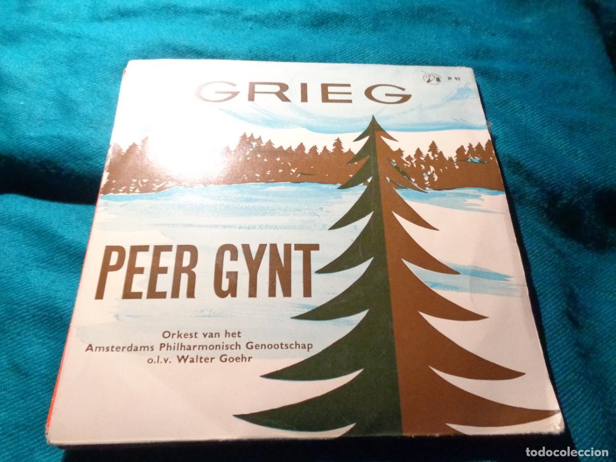 Discos de vinilo: GRIEG. PEER GYNT SUITE N&ordm; 1. MMS. - Foto 1