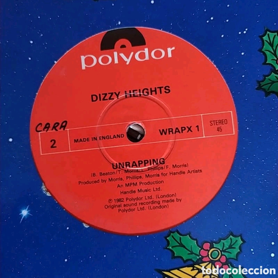 Discos de vinilo: Maxi single Dizzy Heights. Christmas Rapping / Unrapping - Foto 4