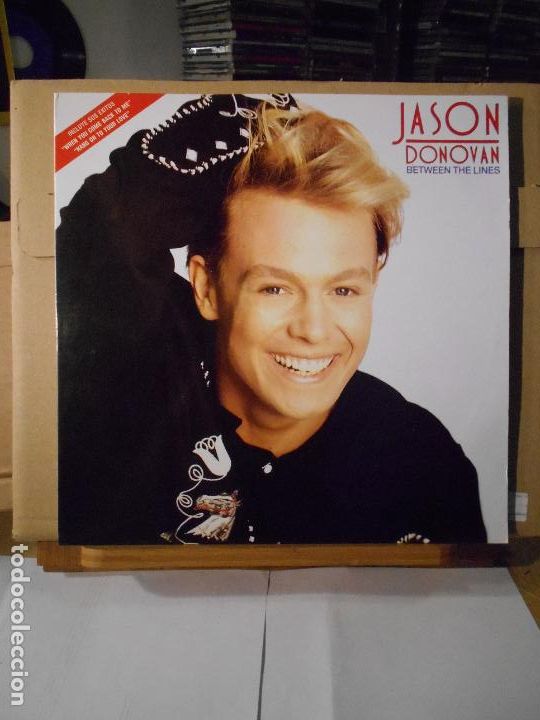 Discos de vinilo: JASON DONOVAN - BETWEEN THE LINES - LP - Foto 1