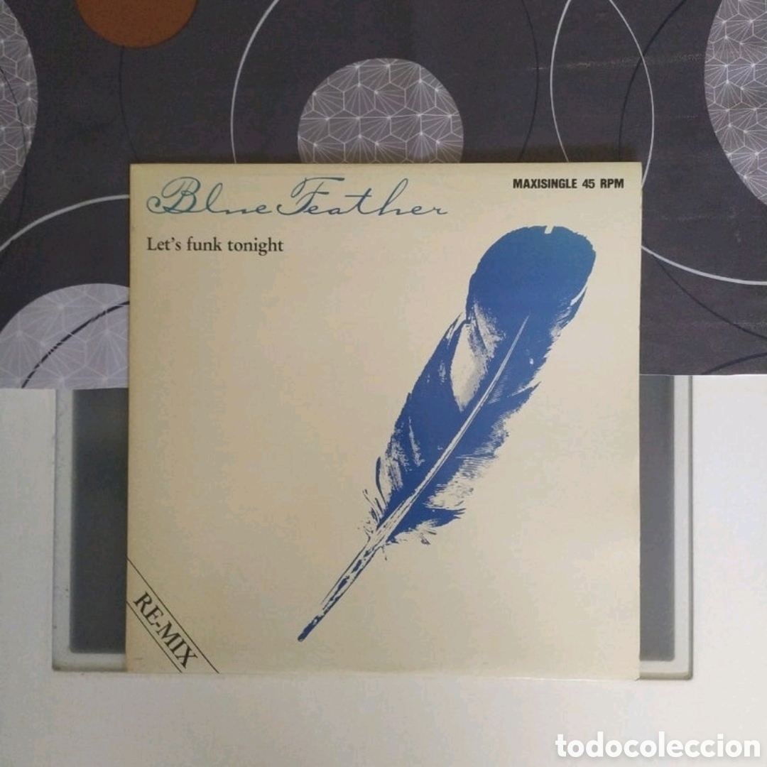 Discos de vinilo: Maxi single Blue Feather. Lets funk tonight - Foto 1