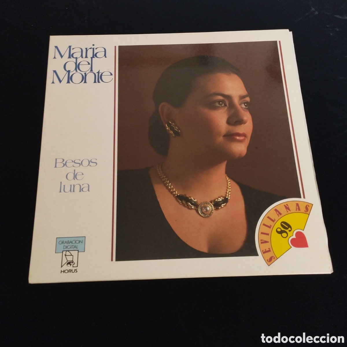 Discos de vinilo: LP - MAR&Iacute;A DEL MONTE - BESOS DE LUNA - Foto 1