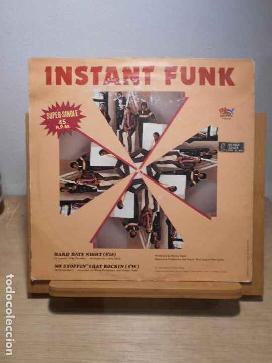 Discos de vinilo: INSTANT FUNK - HARD DAYS NIGHT - Foto 2