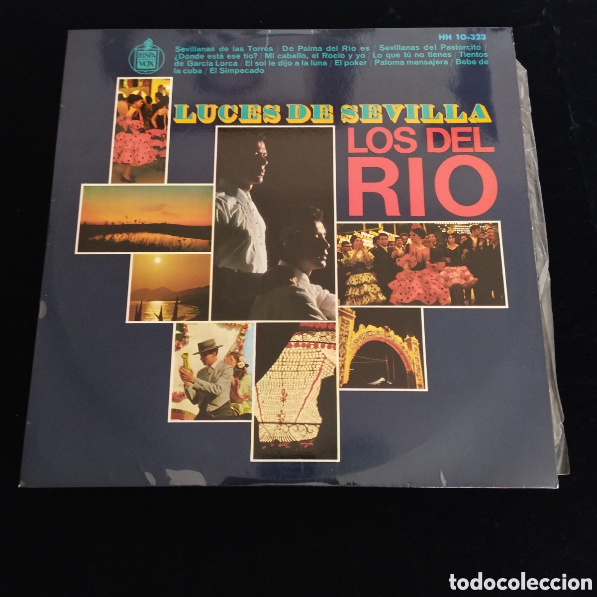 Discos de vinilo: LP - LOS DEL RIO - LUCES DE SEVILLA - HISPAVOX - Foto 1