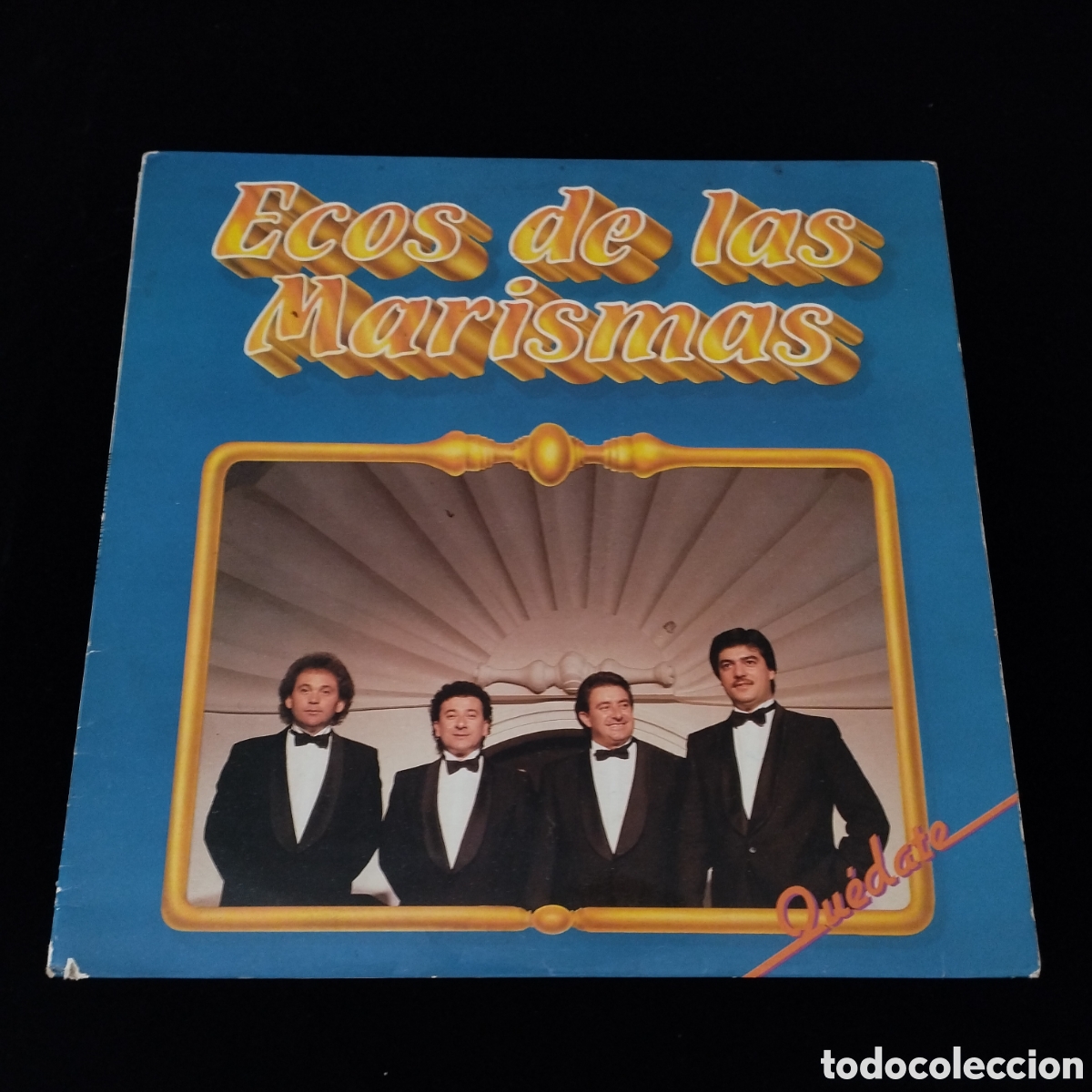 Discos de vinilo: LP - ECOS DE LAS MARISMAS - QU&Eacute;DATE - Foto 1