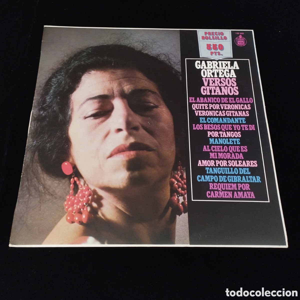 Discos de vinilo: LP - GABRIELA ORTEGA - VERSOS GITANOS - HISPAVOX - Foto 1