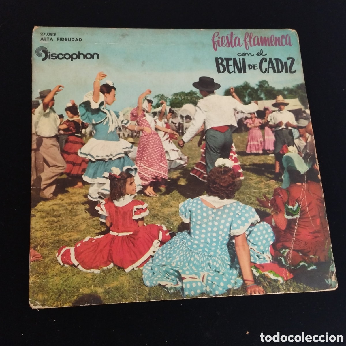 Disques de vinyle: EP - FIESTA FLAMENCA CON EL BENI DE CADIZ - DISCOPHON