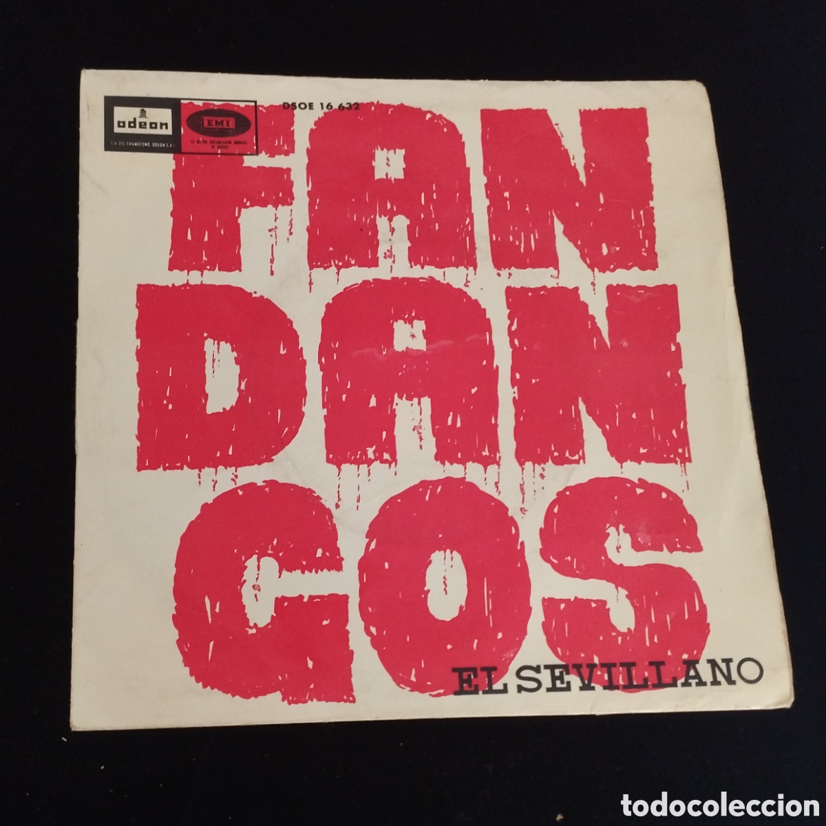 Discos de vinilo: EP - EL SEVILLANO - FANDANGOS - ODEON - Foto 1