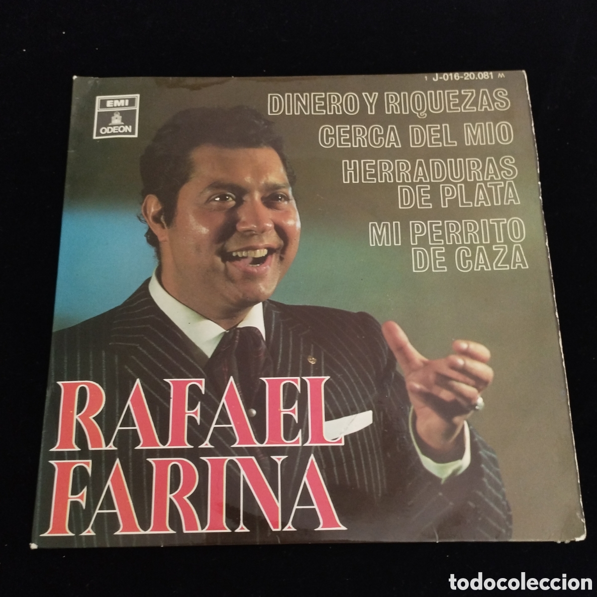 Discos de vinilo: EP - RAFAEL FARINA - DINERO Y RIQUEZAS - ODEON - Foto 1