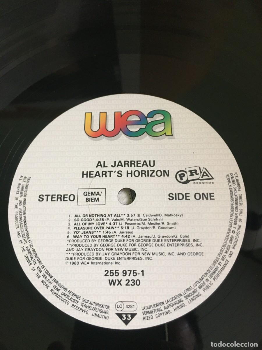 Discos de vinilo: Al Jarreau &lrm;&ndash; Hearts Horizon - Foto 5