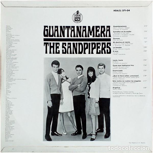Discos de vinilo: The Sandpipers &lrm;&ndash; Guantanamera - Foto 2