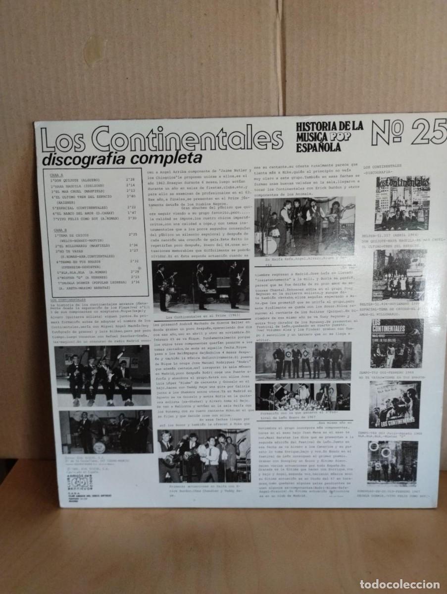 Discos de vinilo: LOS CONTINENTALES ---- DISCOGRAFIA COMPLETA - Foto 2