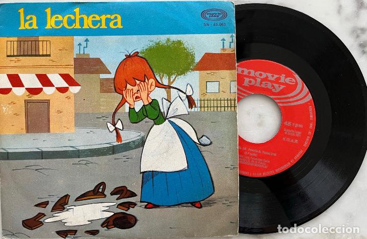 Disques de vinyle: LA LECHERA. LUIS FERNANDEZ SORIA. GONZALO DE LA PUERTA. AURORA HERMIDA. ANGEL TER.SINGLE ESPA&Ntilde;A 1971