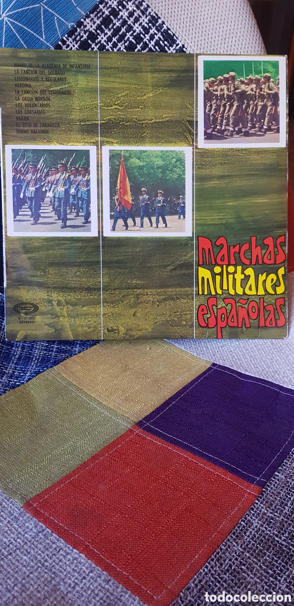 Disques de vinyle: Vinilo MARCHAs MILITARES ESPA&Ntilde;OLAS (movie play,1967)