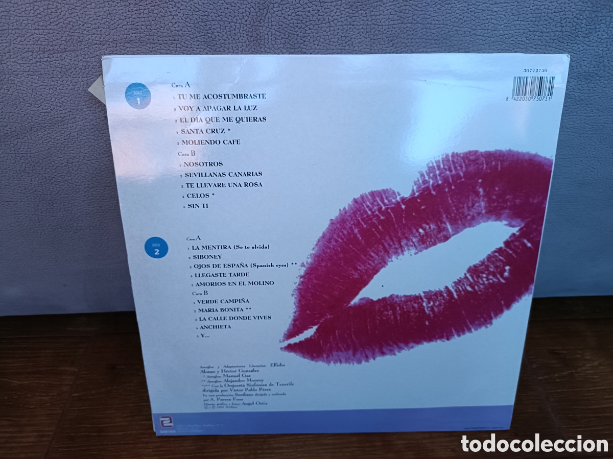 Discos de vinilo: 2 Vinilos Los Sabande&ntilde;os -Intimamente- - Foto 2
