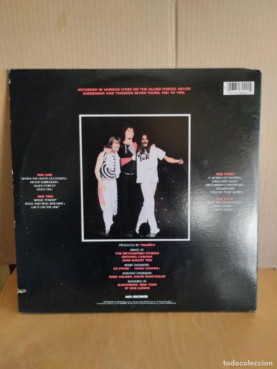 Discos de vinilo: TRIUMPH ---- STAGES - Foto 2