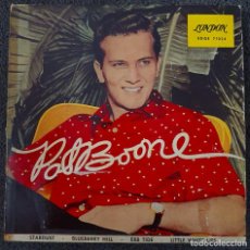 Discos de vinilo: PAT BOONE - EP SPAIN 1959 - LONDON EDGE-71024 - STARDUST / BLUEBERRY HILL (FATS DOMINO) + 2
