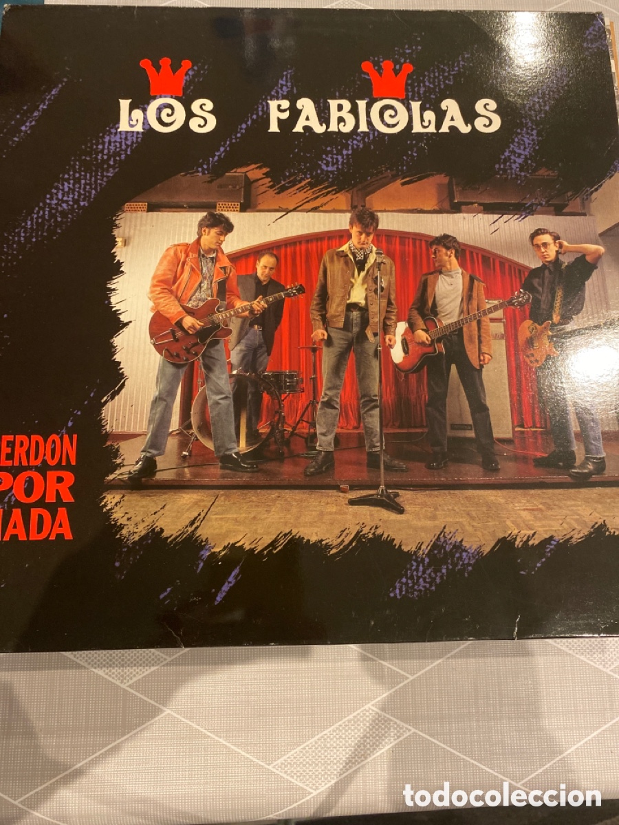 Vinyl records: LOS FABIOLAS - PERDON POR NADA LP 1992