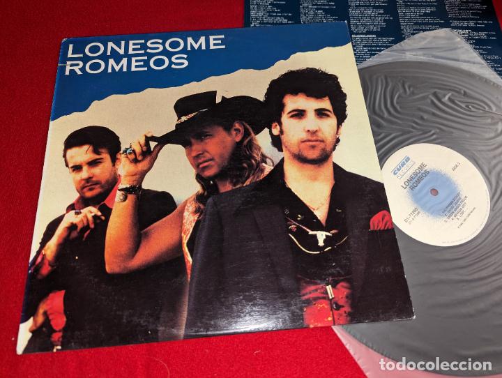 Vinyl records: LONESOME ROMEOS LP 1990 Curb USA US ARENA ROCK
