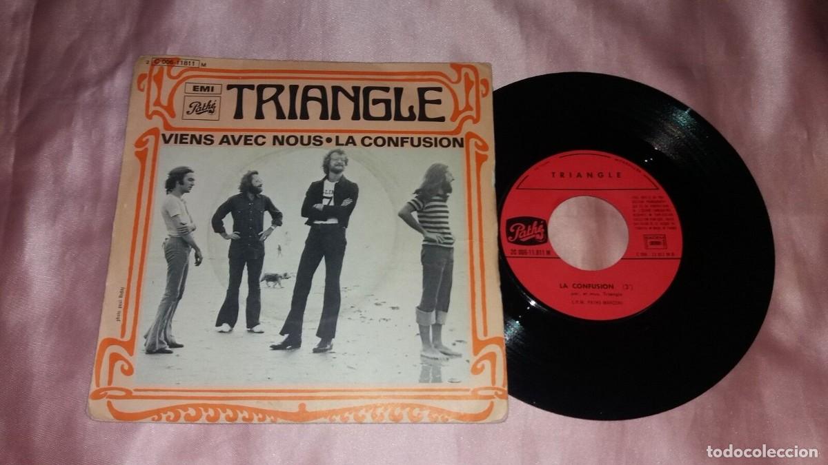 Disques de vinyle: triangle - single france - ver fotos