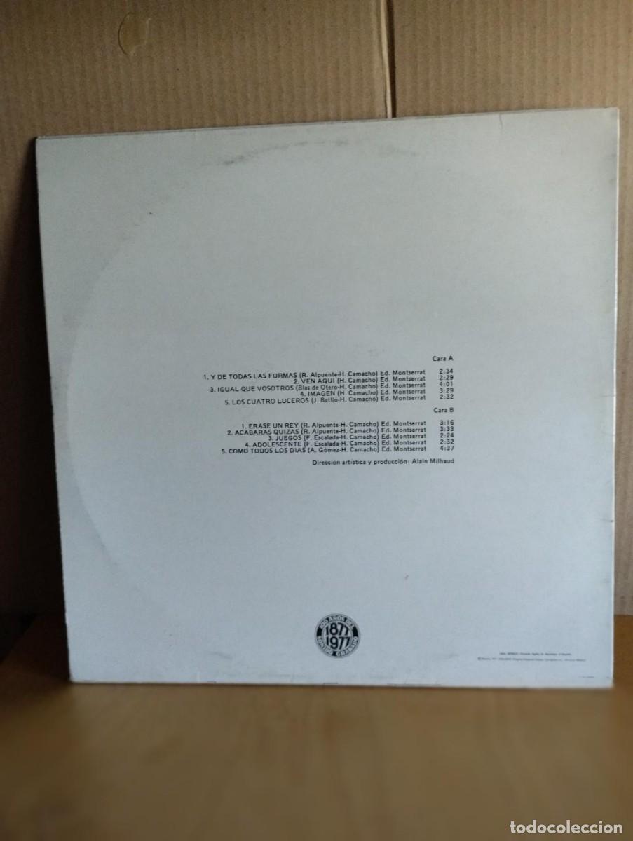 Discos de vinilo: HILARIO CAMACHO ---- SAME - Foto 2
