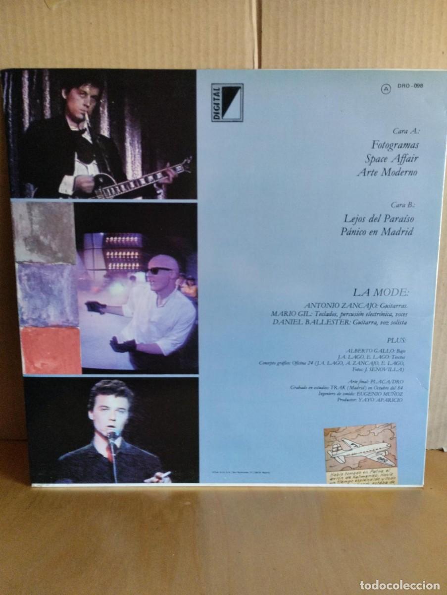 Discos de vinilo: LA MODE --- LEJOS DEL PARAISO - MINI LP - Foto 2