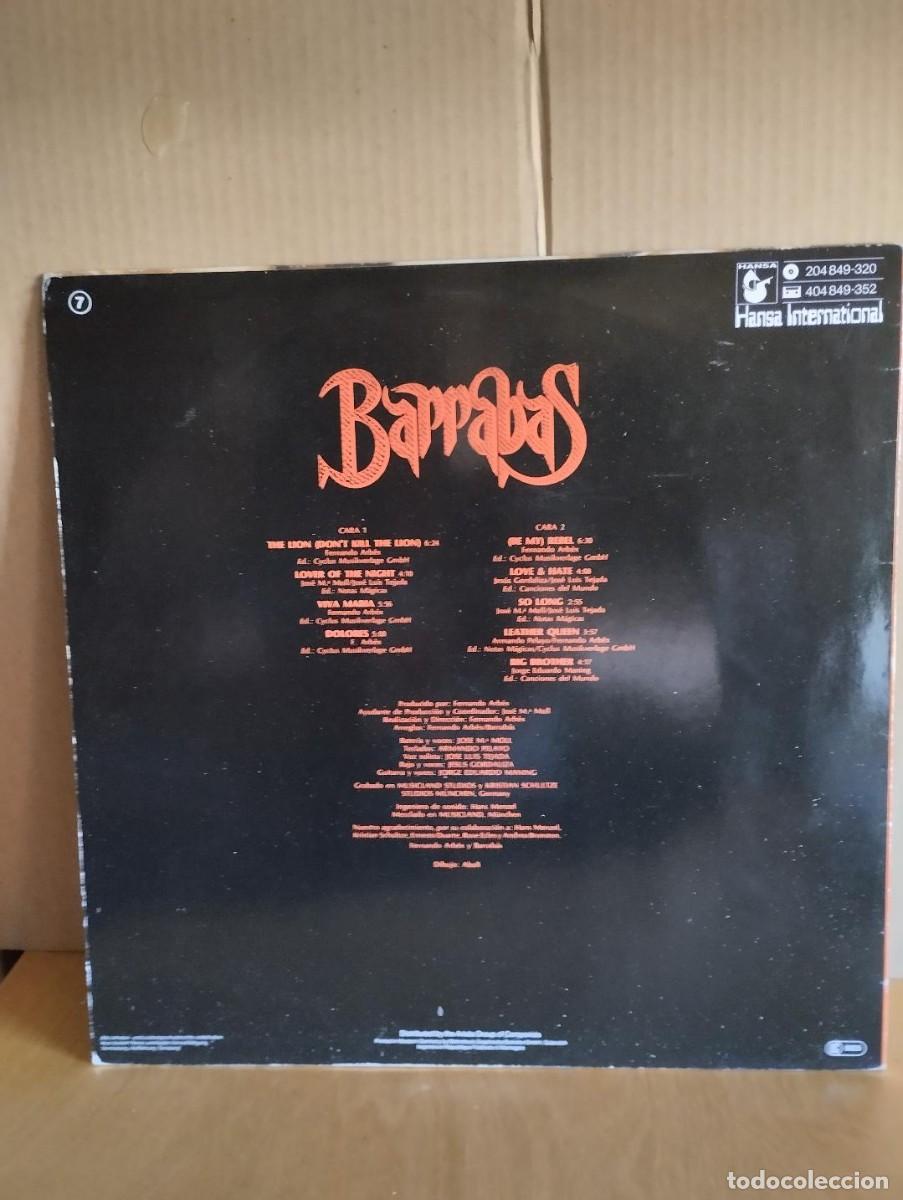 Discos de vinilo: BARRABAS ---- BESTIAL - Foto 2