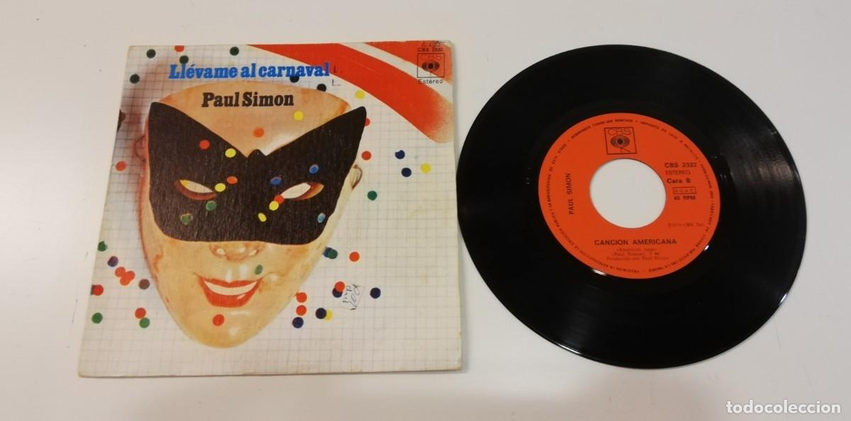Disques de vinyle: S8-Paul Simon - Llevame Al Carnaval - 7&rdquo;, Single- PORT VG DISC VG