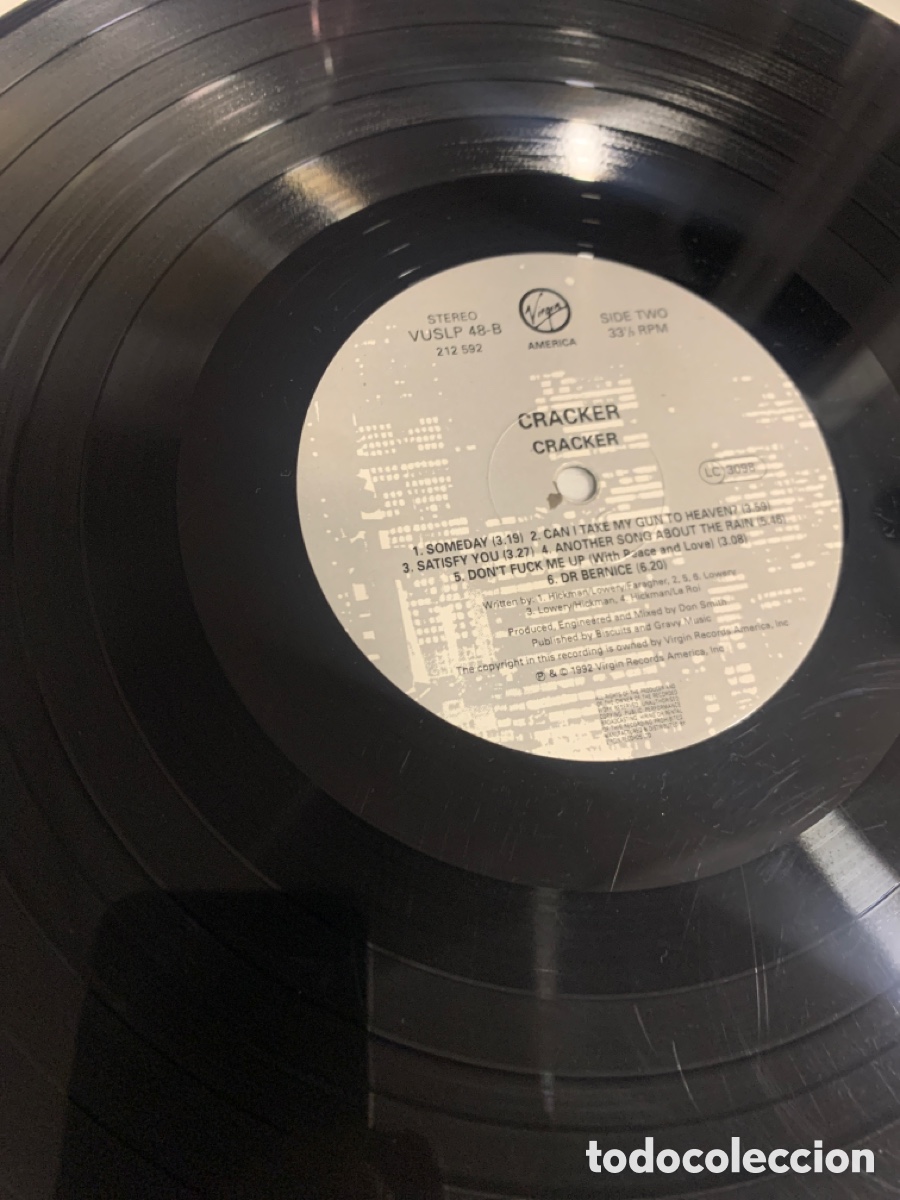 Discos de vinilo: Lp Cracker - Cracker de 1992 - Foto 3