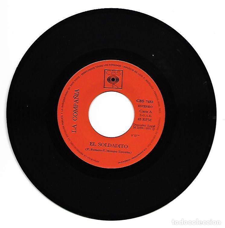 Discos de vinilo: LA COMPA&Ntilde;IA - EL SOLDADITO - DISCOS CBS - 1971 - Foto 2