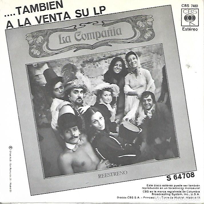 Discos de vinilo: LA COMPA&Ntilde;IA - EL SOLDADITO - DISCOS CBS - 1971 - Foto 4