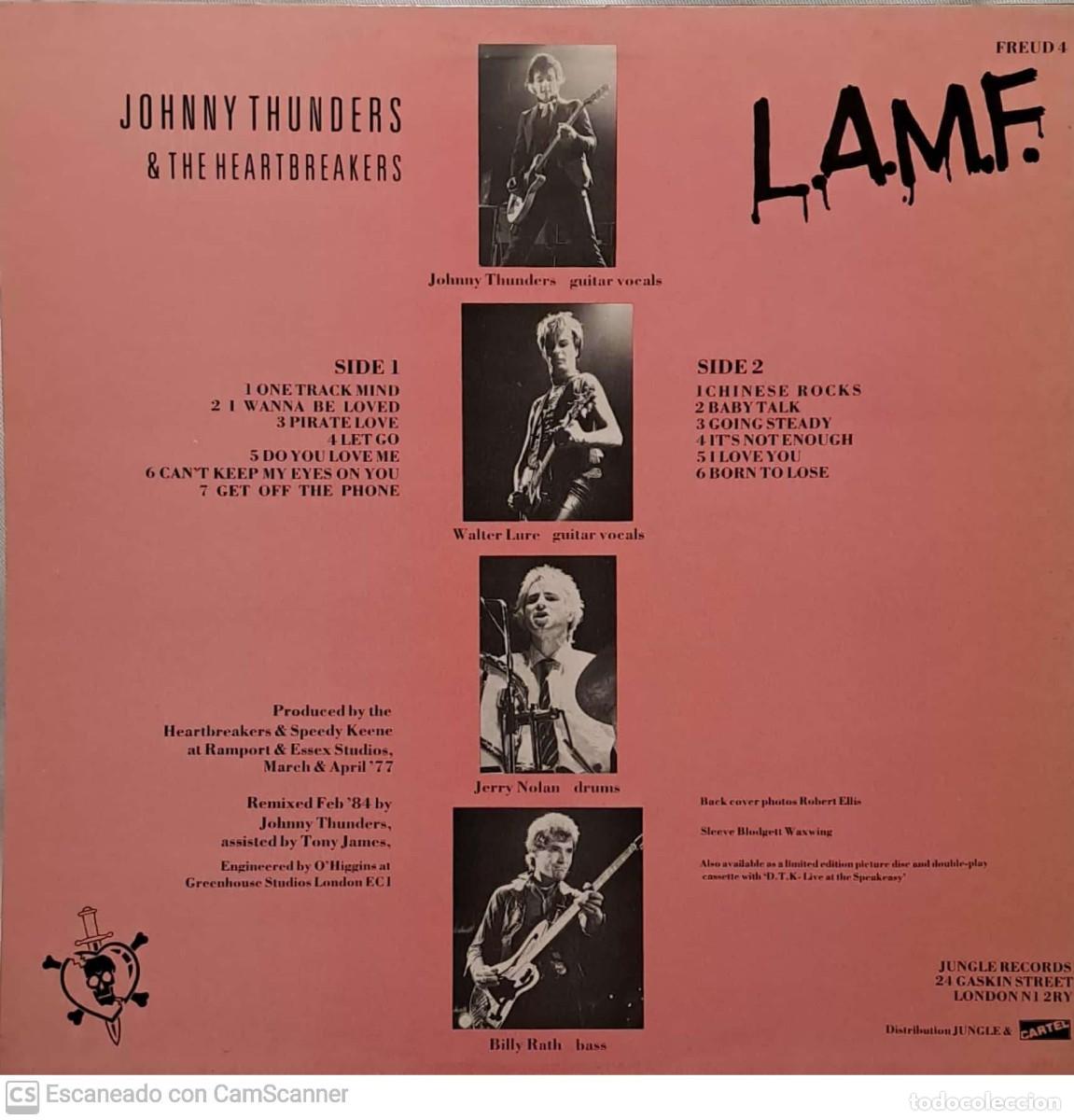Discos de vinilo: Johnny Thunders & The Heartbreakers* &lrm;&ndash; L.A.M.F. Revisited - Foto 2