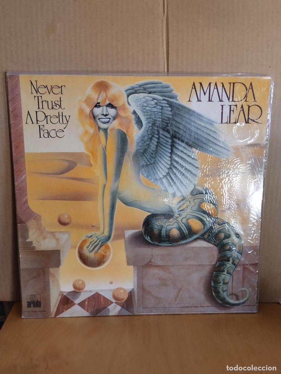 Discos de vinilo: AMANDA LEAR ---- NEVER TRUST A PRETTY FACE - Foto 1