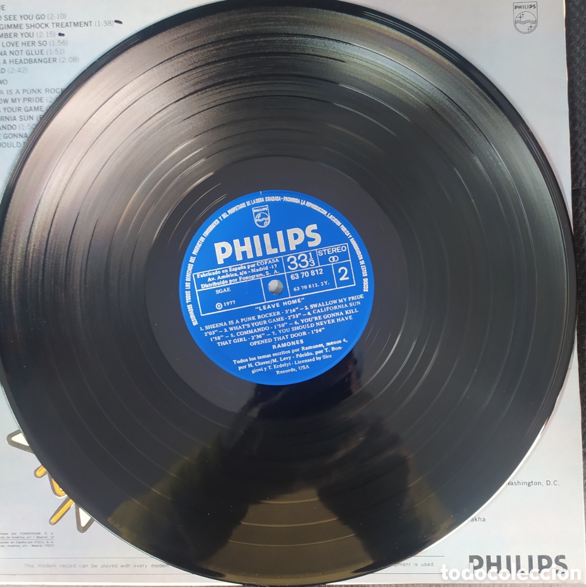 Discos de vinilo: Ramones leave home - Foto 3
