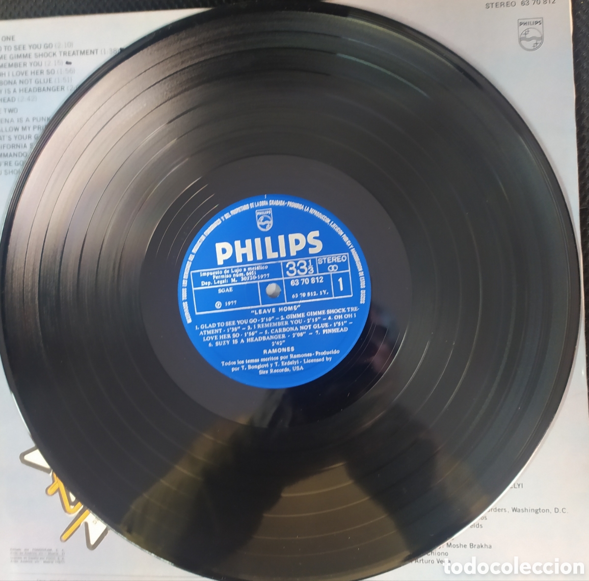 Discos de vinilo: Ramones leave home - Foto 4