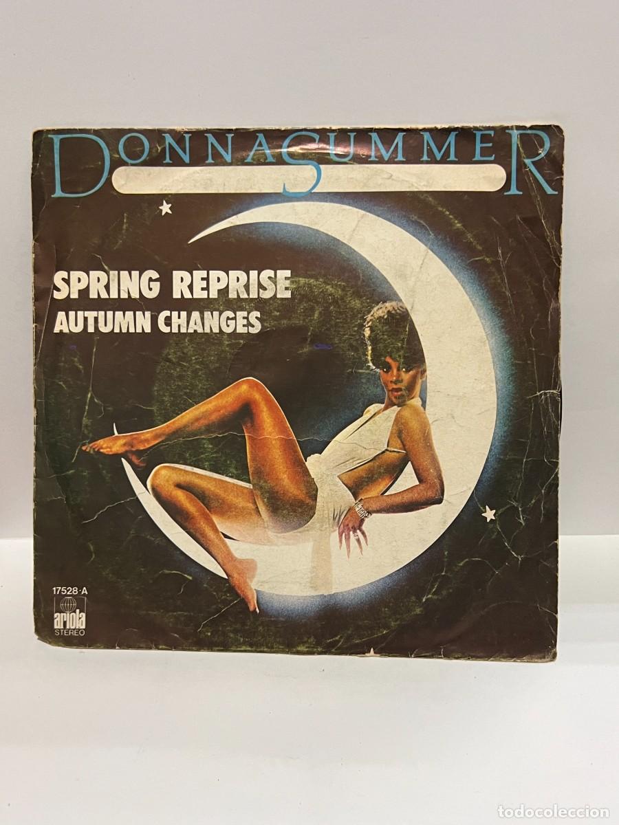 Discos de vinilo: SINGLE - DONNA SUMMER - SPRING REPRISE - AUTUMN CHANGES - ARIOLA - 1976 - Foto 1