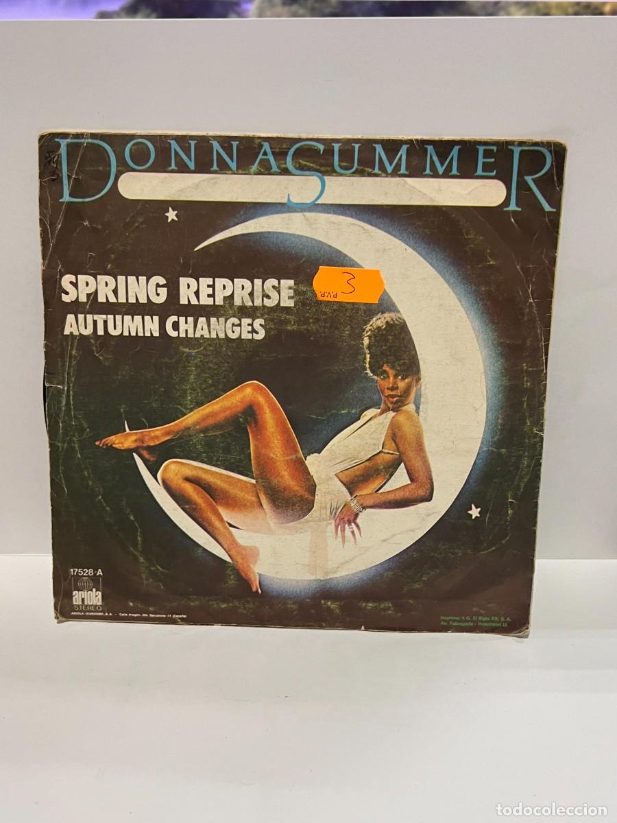 Discos de vinilo: SINGLE - DONNA SUMMER - SPRING REPRISE - AUTUMN CHANGES - ARIOLA - 1976 - Foto 4