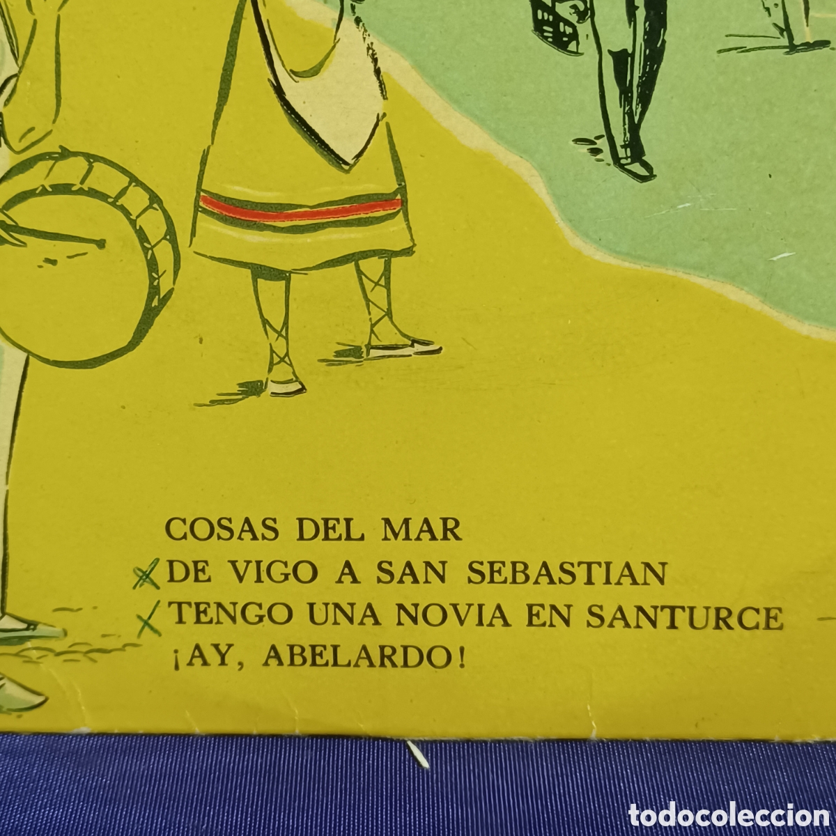 Discos de vinilo: CANCIONES VASCAS, LOS CHIMBEROS - COSAS DEL MAR + 3 - Foto 5