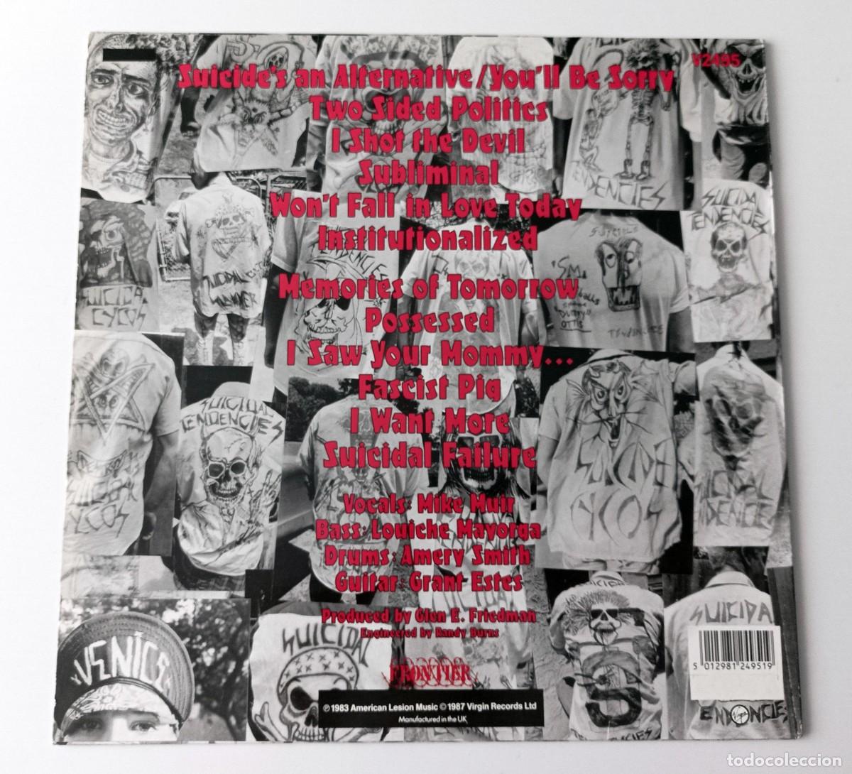 Discos de vinilo: LP SUICIDAL TENDENCIES - SUICIDAL TENDENCIES - Foto 2