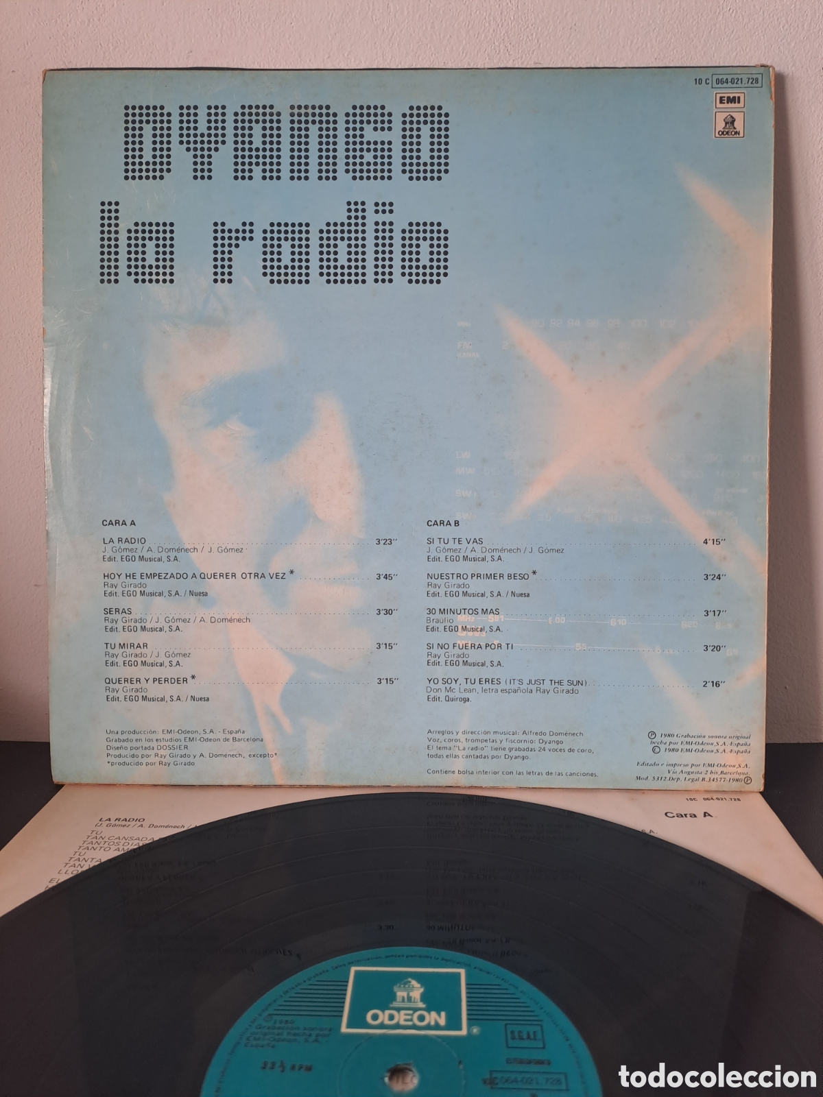 Discos de vinilo: DYANGO. LA RADIO. LT.2 - Foto 2