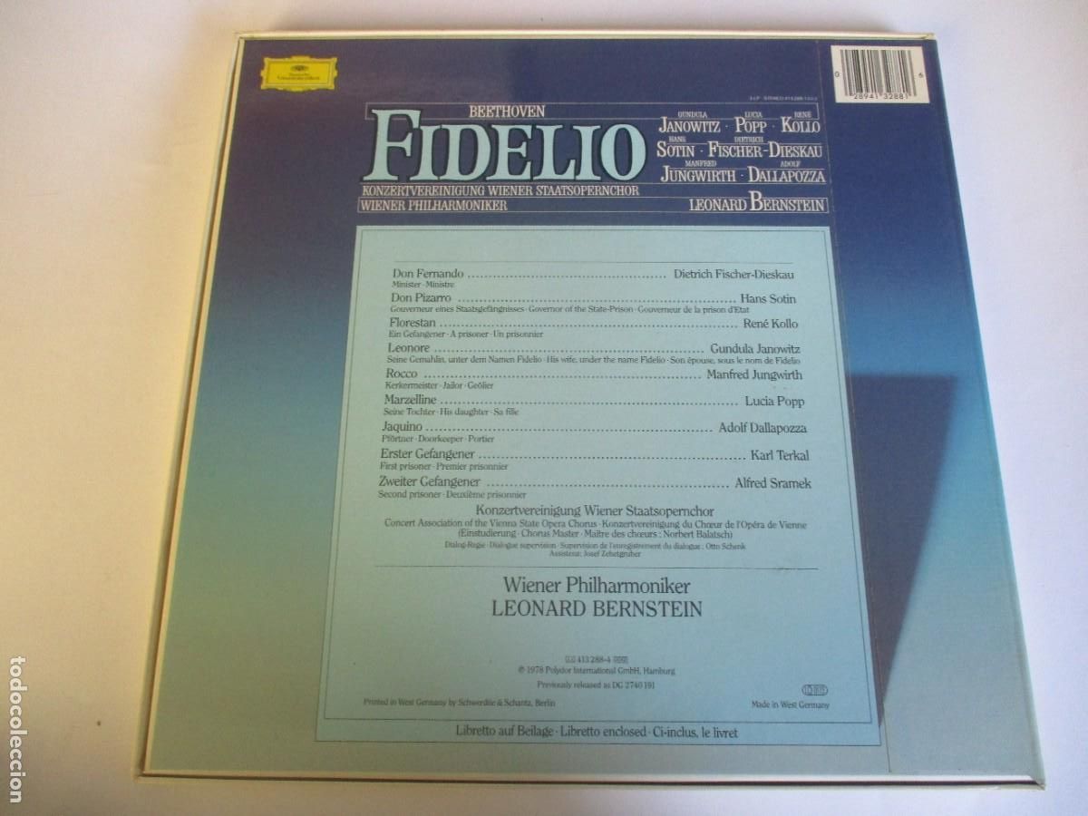 Discos de vinilo: BEETHOVEN Fidelio DI4472 - Foto 3
