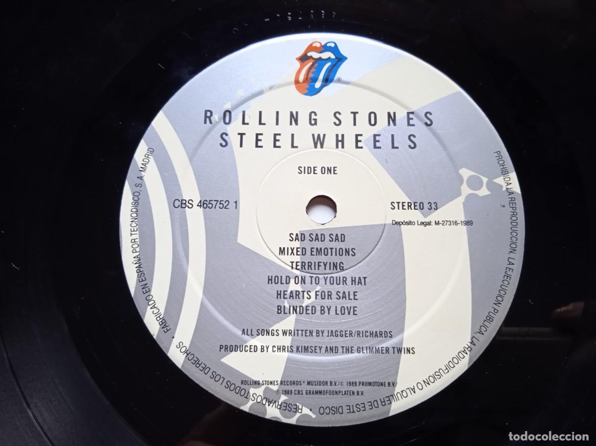 Discos de vinilo: LP The Rolling Stones - Steel Wheels - Foto 7