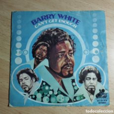 Dischi in vinile: SINGLE 7” BARRY WHITE 1974 CAN'T GET ENOUGT.
