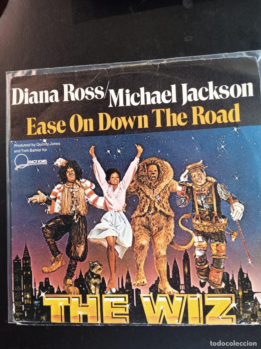 Discos de vinilo: DIANA ROSS, MICHAEL JACKSON - EASE ON DOWN THE ROAD. 1984 - Foto 1