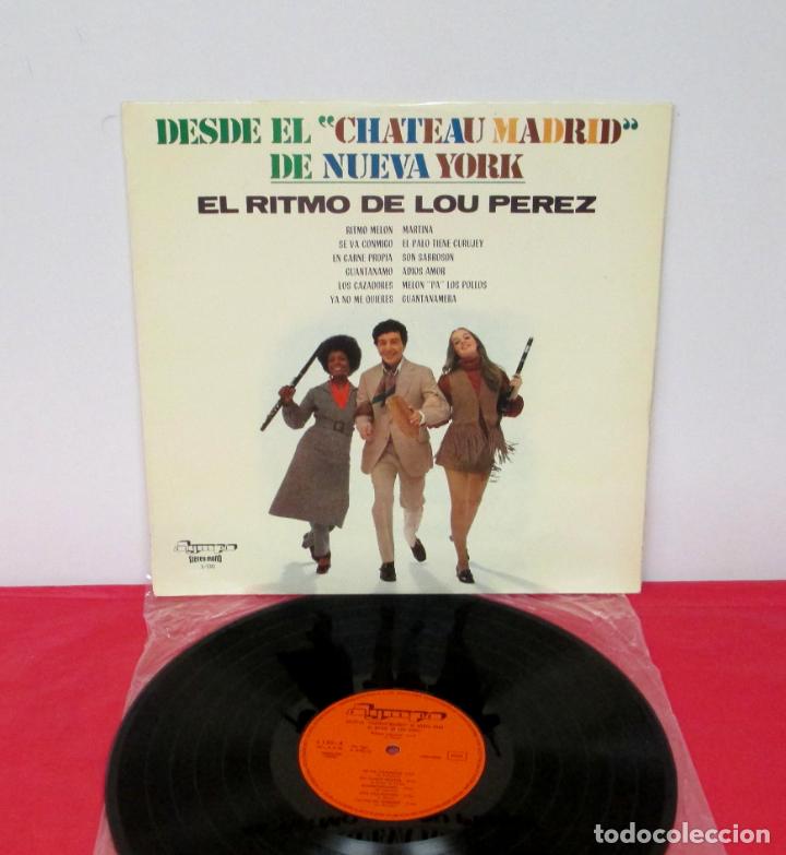 Disques de vinyle: EL RITMO DE LOU PEREZ - DESDE EL CHATEAU MADRID DE NUEVA YORK -OLYMPO 1973 SPAIN - N MINT