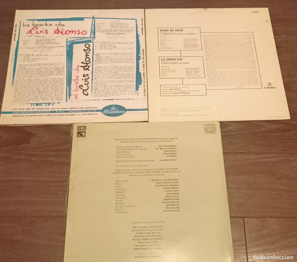 Discos de vinilo: LP ZARZUELA - Foto 2